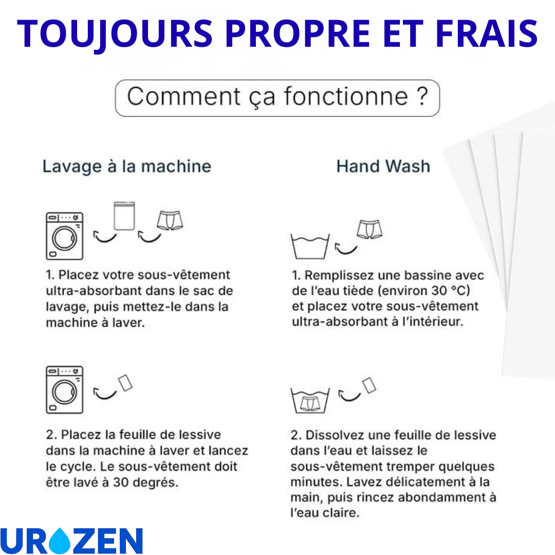 UROBOX©_Boxer ultra-absorbant homme_Noir