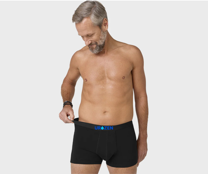 UROBOX©_Boxer ultra-absorbant homme_Bleu